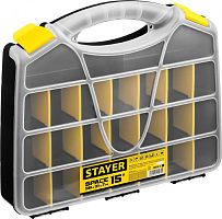 Органайзер Stayer SPACE-15, 380 х 310 х 70 мм, (15″) с 21 ячейкой (38038-15)  картинка